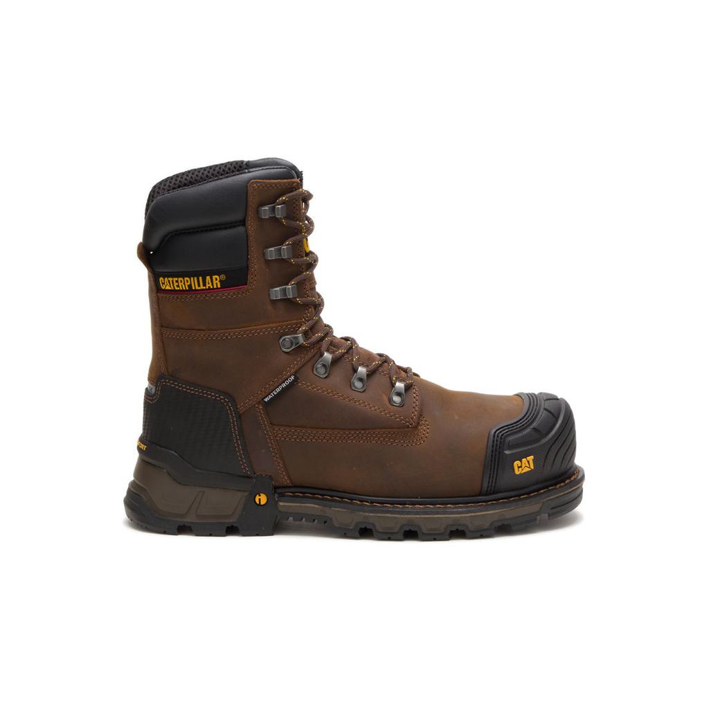 Bota Caterpillar Invader Hiker Waterproof Marrom Claro